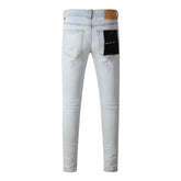 Purple Brand Jeans Pure Cotton High Street Trend #9081